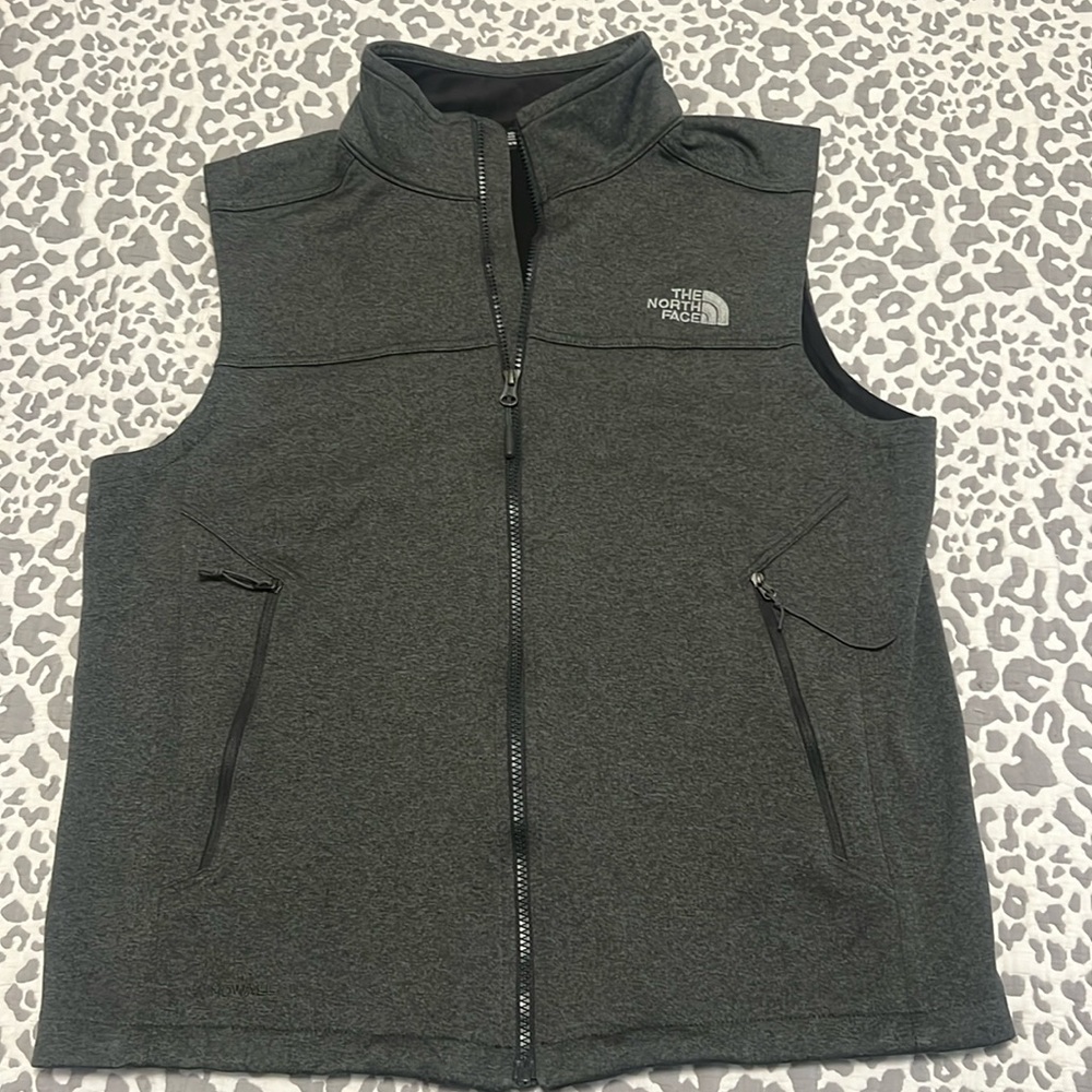 The North Face Windwall Vest Mens Size Medium Dark Heather Gray